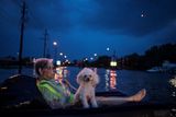 Houston, Texas, USA. Ničivý hurikán měl na svědomí i 90 lidských životů.
