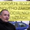 Demonstrace za podporu zákona o sociálních službách