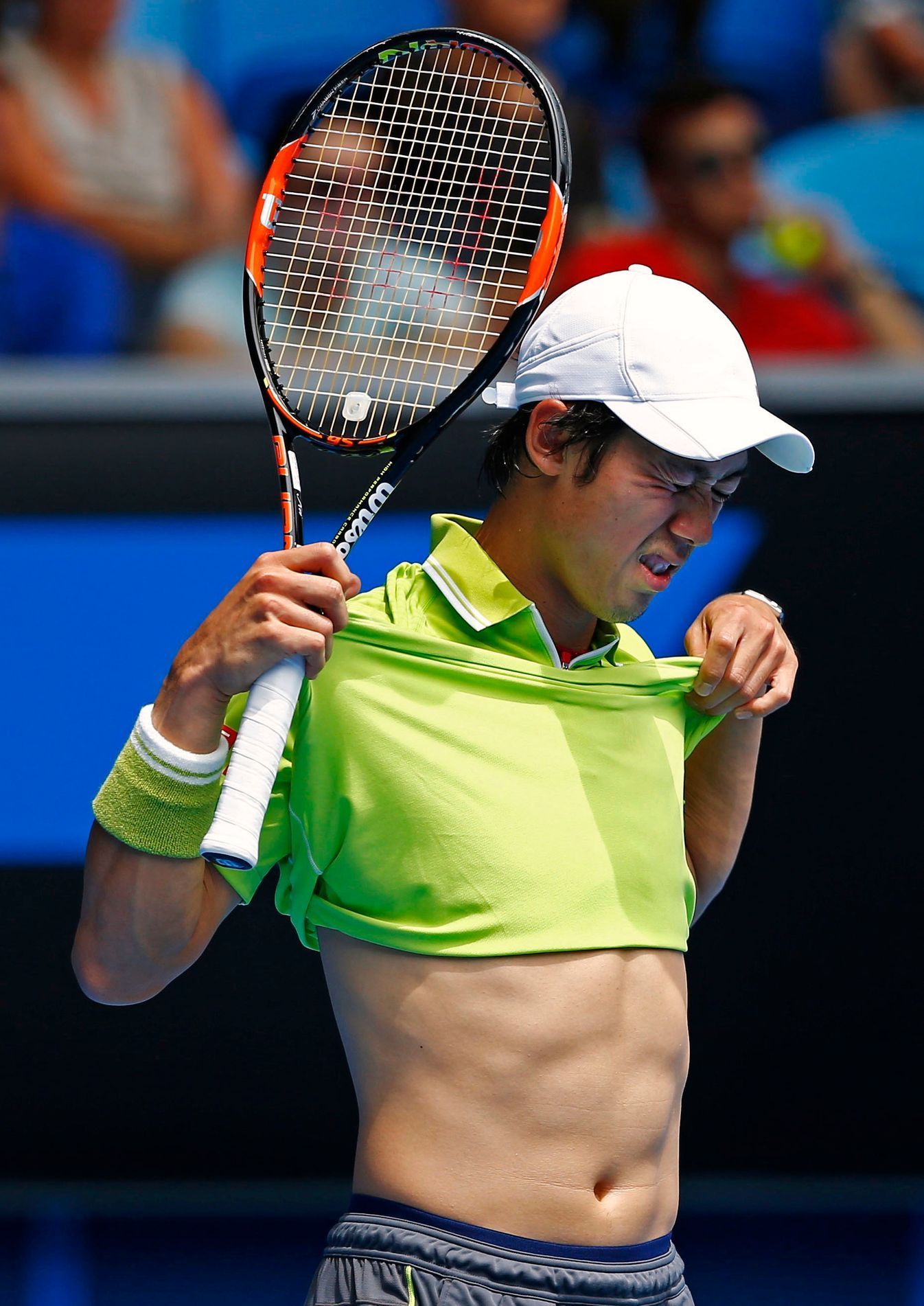 Kei Nišikori v prvním kole Australian Open