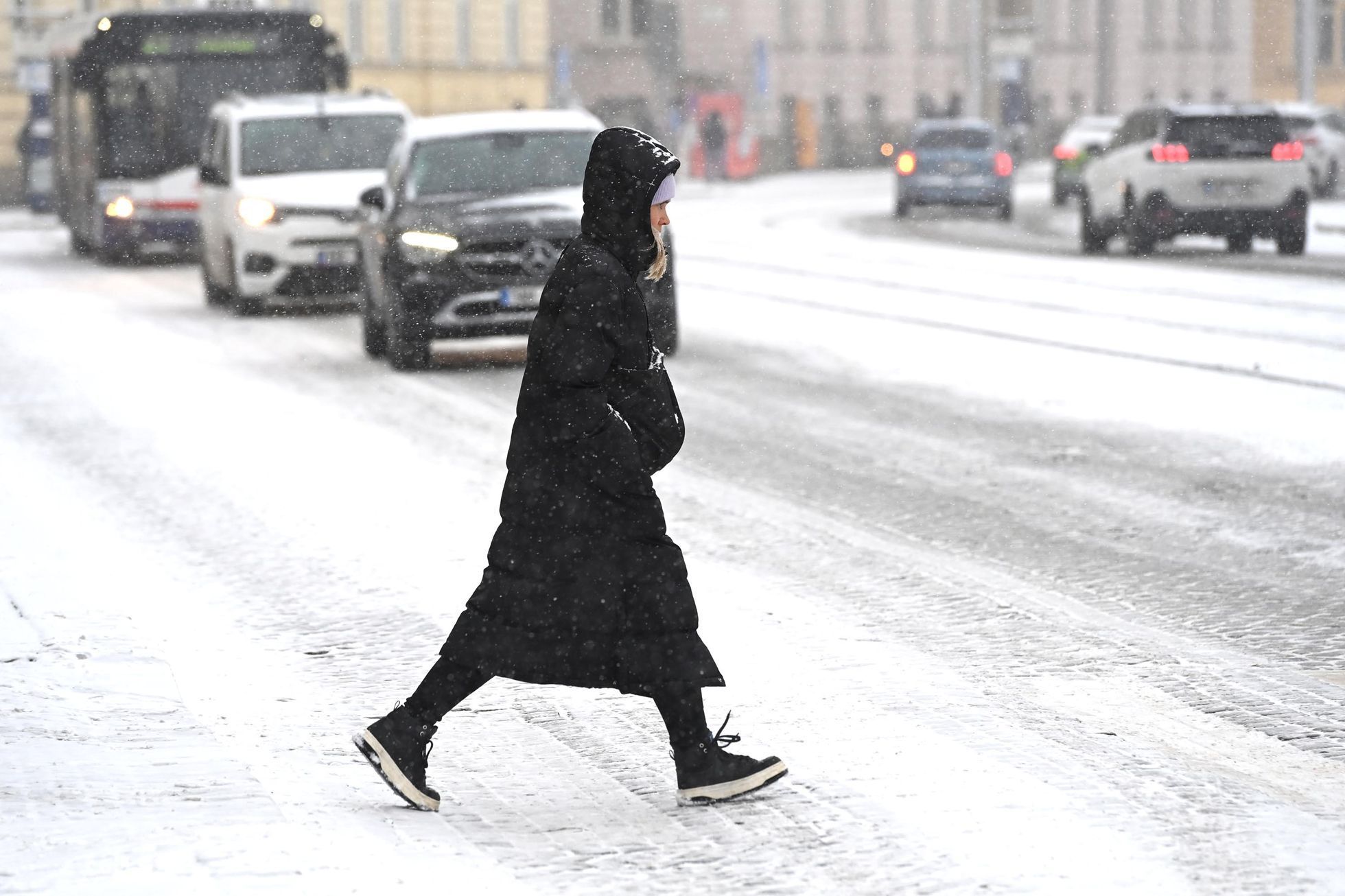 Česká republika, sníh, doprava, sněžení, kalamita