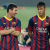 Fotbal, Barcelona - Santos: Lionel Messi a Neymar