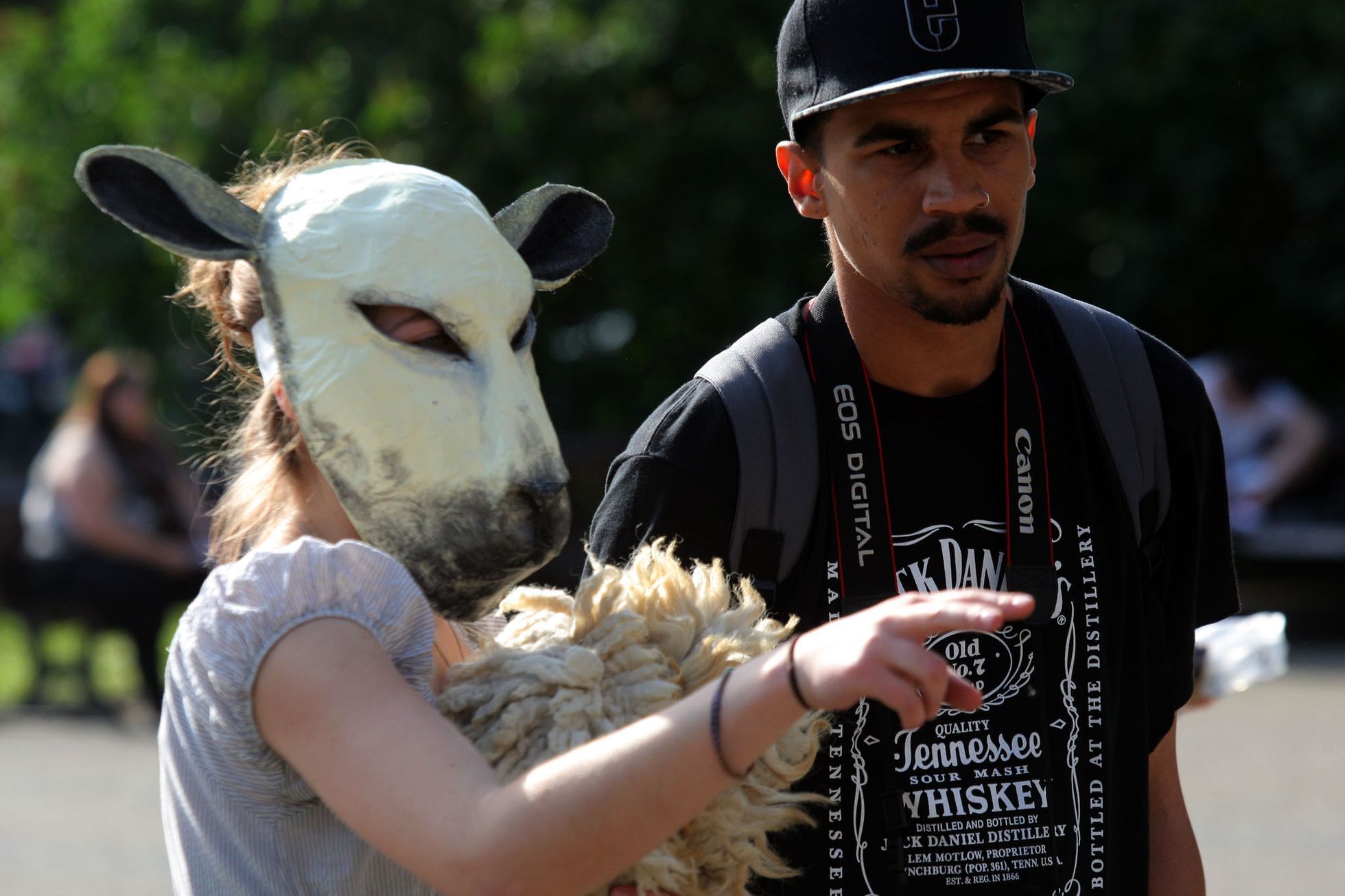 Ovčí happening o Tomio Okumarovi