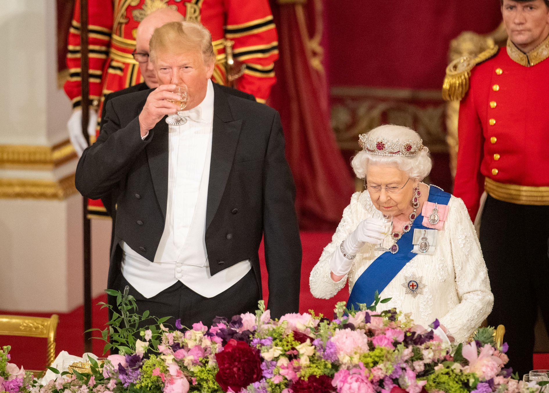 Donald Trump na státní návštěvě ve Velké Británii