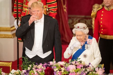 Donald Trump na státní návštěvě ve Velké Británii