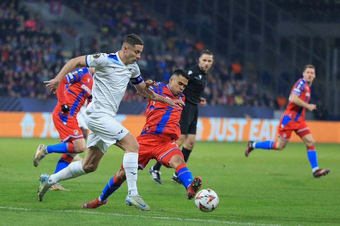 Cadu v zápase EL Viktora Plzeň - Lazio