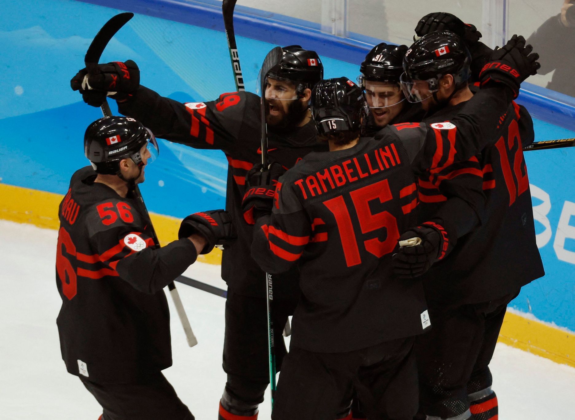 Kanadští hokejisté v osmifinále olympiády 2022