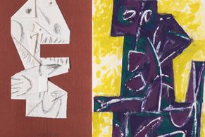 Výstava prací Jana Kotíka Tvary se stávají figurami porovnává konkrétní a abstraktní umění