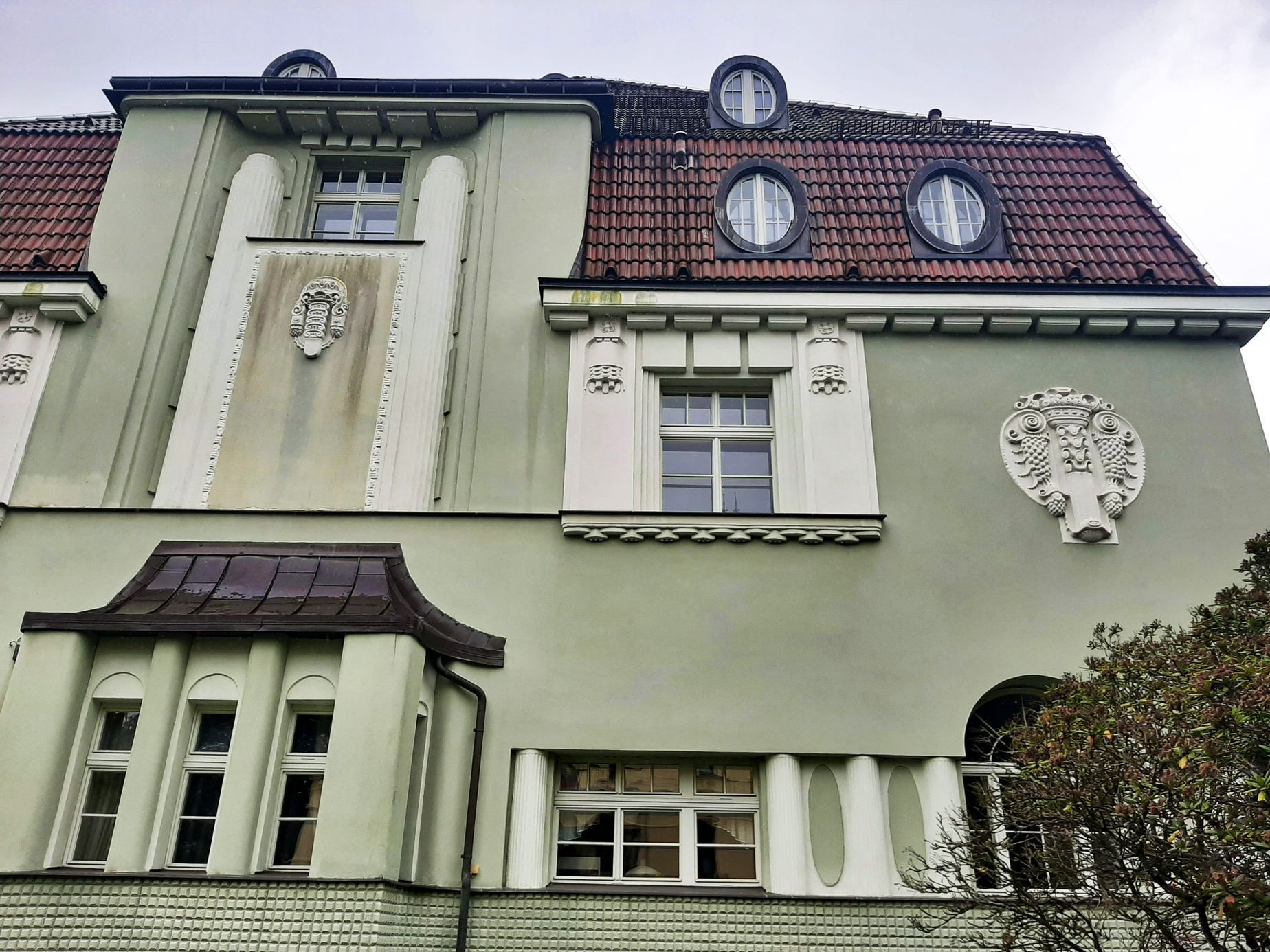 Liberec, vila, vycházky, architektura