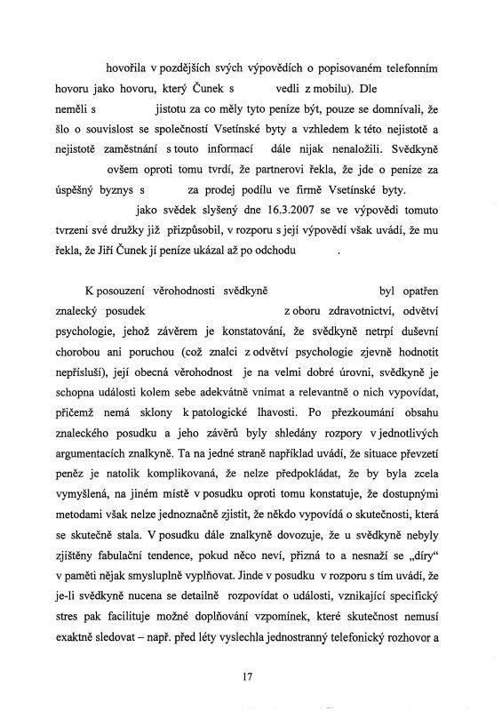 Usneseni o zastavení trestního stíhání - strana 17