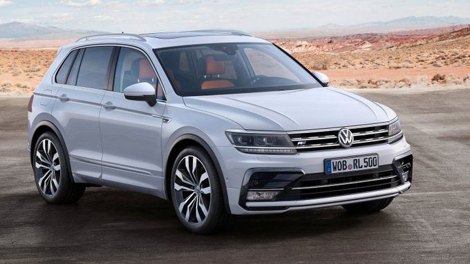 Prvním odtajněným novým SUV, které přijde na český trh, je druhá generace Volkswagenu Tiguan