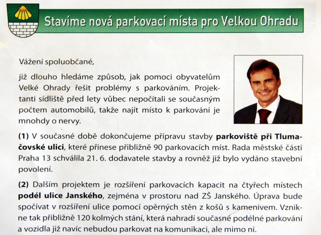 Parkoviště Velká Ohrada