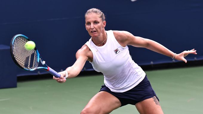Karolína Plíšková na turnaji v Montrealu