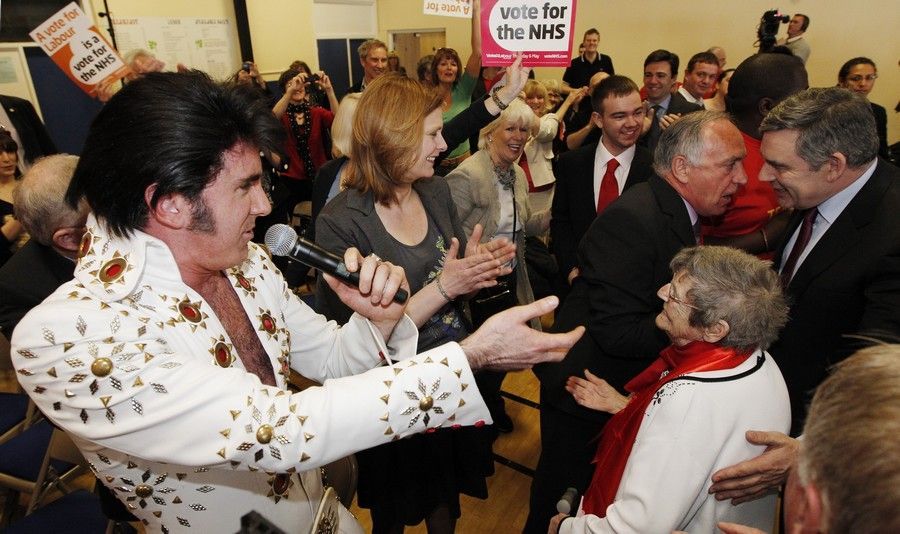Elvis a Gordon Brown
