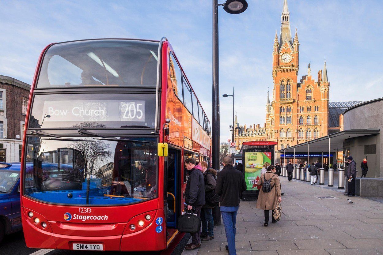 Londýn, autobus, ilustrační foto