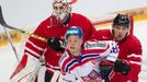 Česko-Kanada: David Pastrňák - Cam Talbot a Cody Ceci