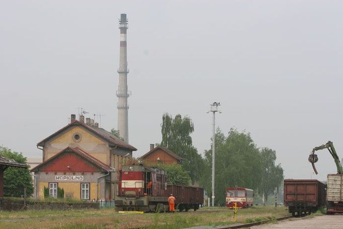 Kopidlno leží na křižovatce dopravních cest