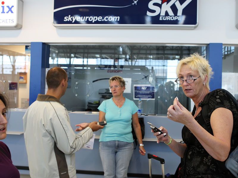 Aerolinky SkyEurope zkrachovaly
