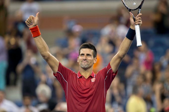 Novak Djokovič na US Open 2014