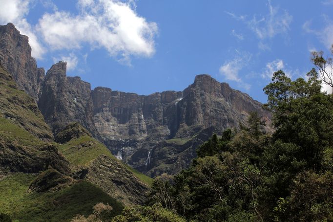 Tugela Falls - nejvyšší vodopád na světě.