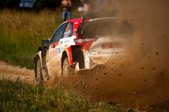 Takamoto Kacuta, Toyota na trati Estonské rallye 2021