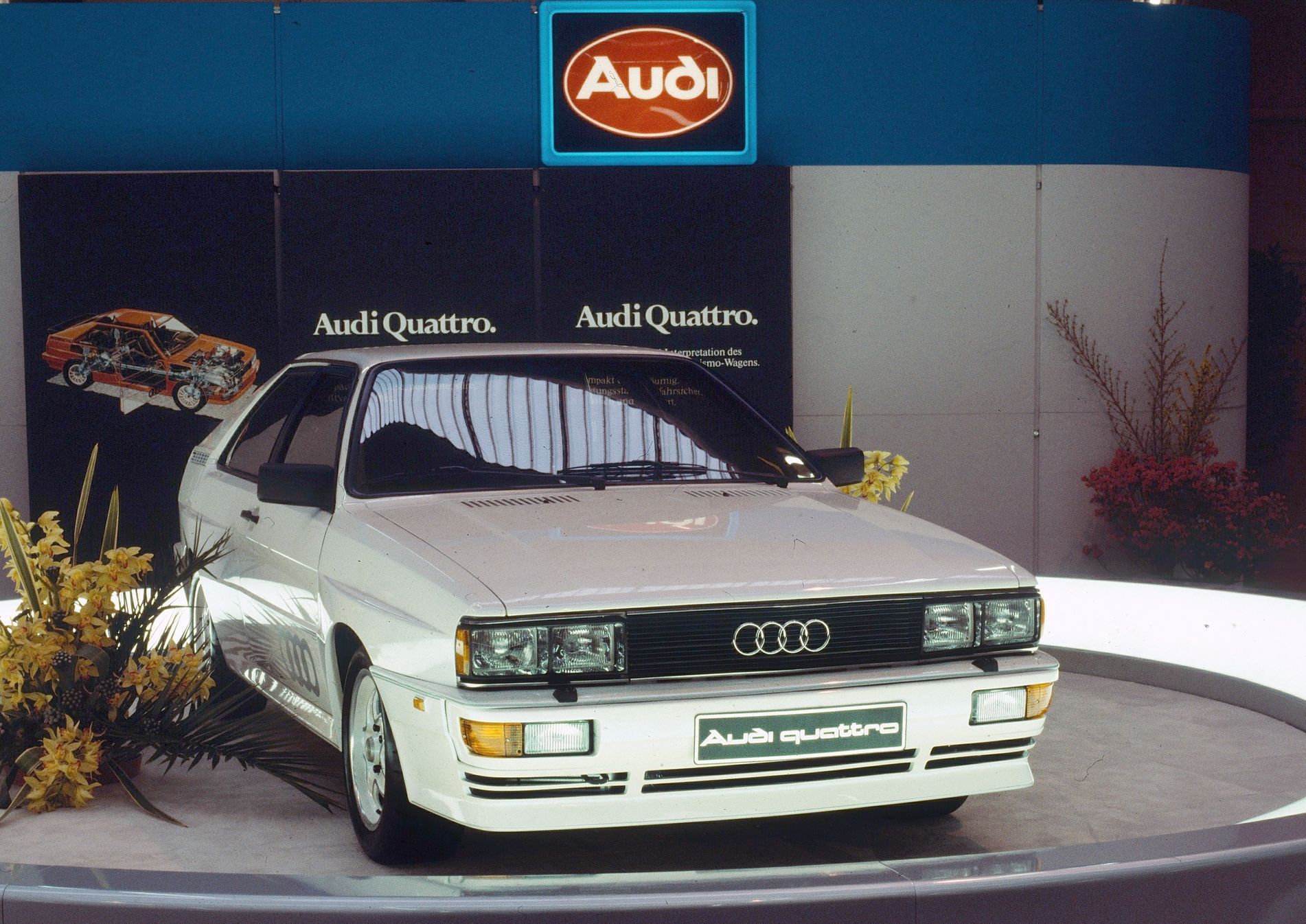 Audi Quattro autosalon Ženeva 1980