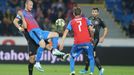 Michael Krmenčík v utkání 14. kola F:L Plzeň - Slavia