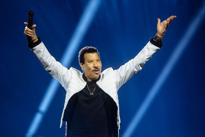 Koncert Lionela Richieho v pražské O2 aréně.