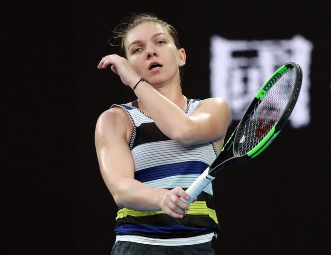 Simona Halepová ve čtvrtém kole Australian Open 2019