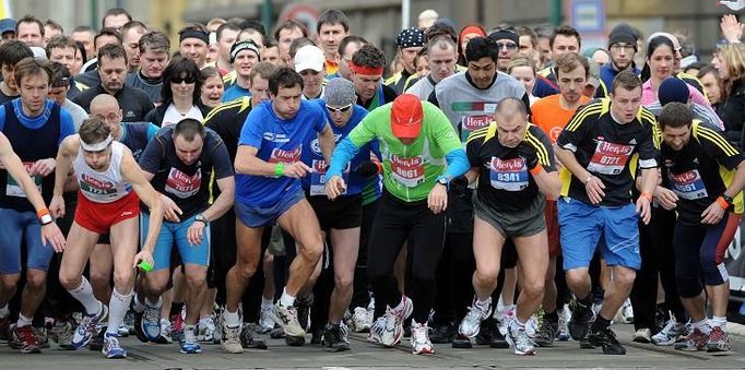 Start pražského půlmaratonu