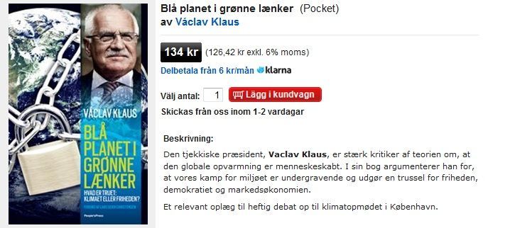 Klaus a Modrá nikoli zelená planeta v Dánsku