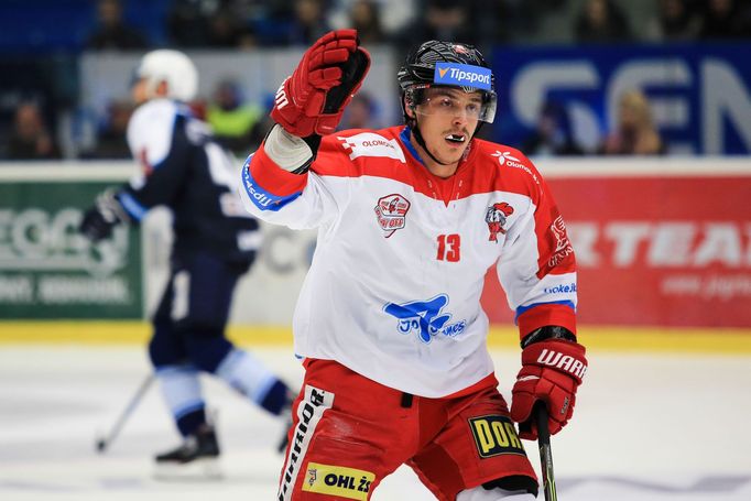 2. čtvrtfinále play-off 2018, Plzeň - Olomouc: Bruno Mráz