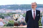 Premiér Fiala přivítal v Kramářově vile české hokejové mistry světa