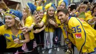 Největší pozornost fanoušků si samozřejmě užíval Henrik Lundqvist