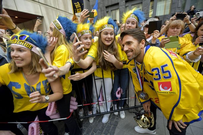 Největší pozornost fanoušků si samozřejmě užíval Henrik Lundqvist