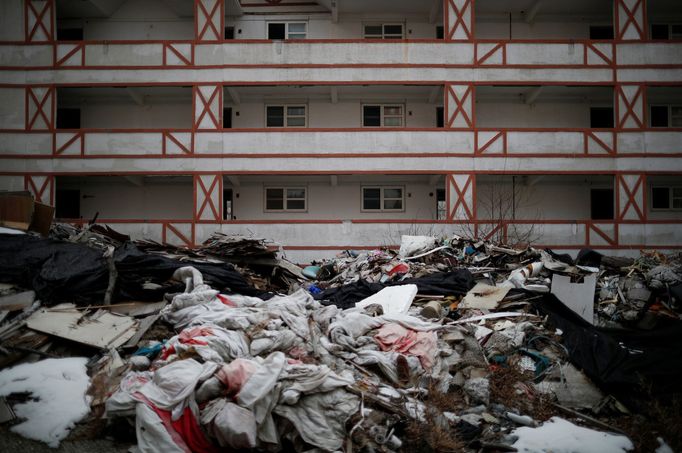 Abandoned Alps Ski Resort is seen near the demilitarised zone separating the two Koreas in Goseong