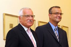 Kalousek představil Klausovi svoje plány