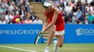 Caroline Wozniacká ve finále turnaje v Eastbourne.