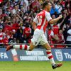 Community Shield, Arsenal - Manchester City: Aaron Ramsey slaví gól
