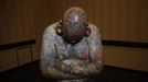 Robert Seibert, 62, from Burlington, Kentucky, shows off his full body of tattoos, including the Celtic one on his head, accumulated over 40 years, during the National Tattoo Association Convention in Cincinnati, Ohio April 14, 2012. Of his art, Seibert says, "I'm one of the people that can't have a favorite tattoo, each is like a certain phase of my life. To me it's a picture history of what I have gone through, through the years." Picture taken April 14, 2012. REUTERS/Jason Reed (UNITED STATES - Tags: SOCIETY) ATTENTION EDITORS PICTURE 02 OF 31 FOR PACKAGE 'ADDICTED TO THE NEEDLE' TO FIND ALL PICTURES SEARCH 'ADDICTED NEEDLE' Published: Čer. 29, 2012, 12:58 odp.