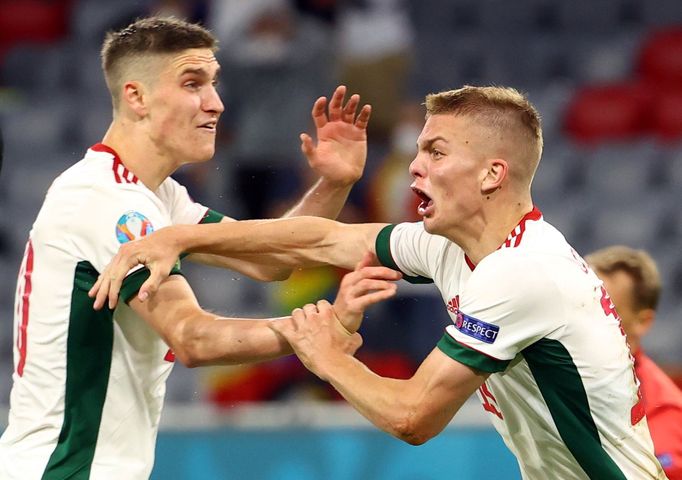 Andras Schafer slaví branku na Euru 2020