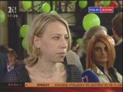 Kateřina Jacques (SZ),  přeskočila předsedu Bursíka