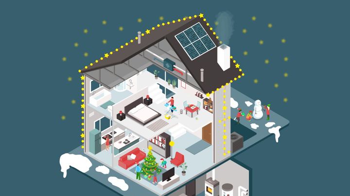 O Vánocích se v Česku pořádně protočí elektroměry. Grafika ukazuje, že to jde i jinak; Zdroj foto: Shutterstock.com, Aktuálně.cz