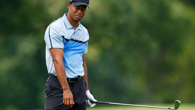 Zklamaný Tiger Woods na PGA Championship