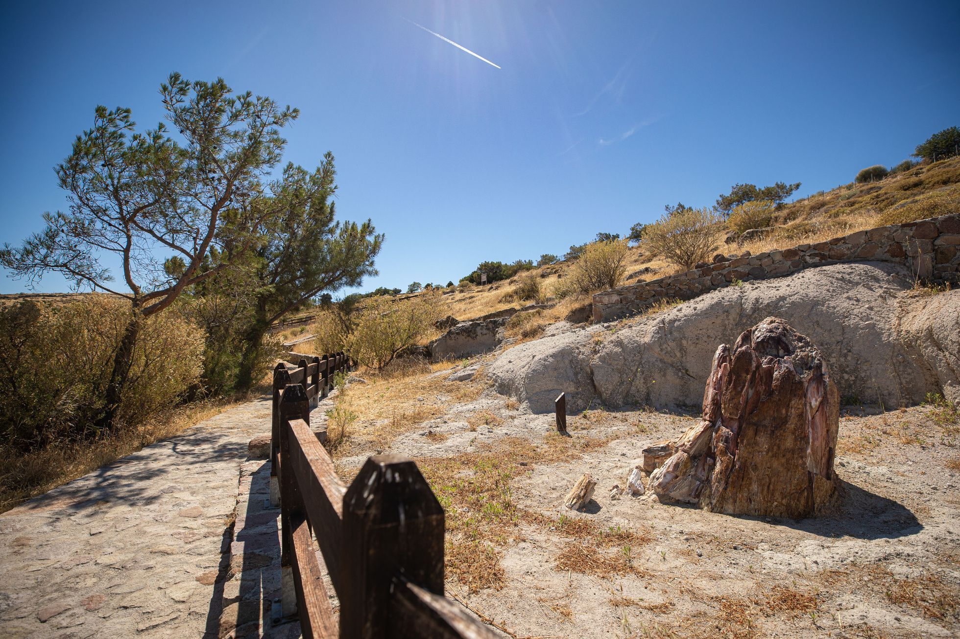 Lesbos turistické tipy, turismus, historie, antické památky, akvadukt, zkamenělý les UNESCO