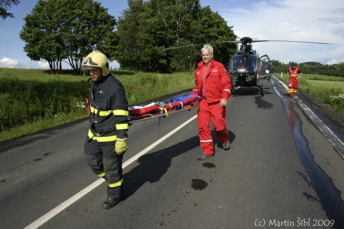Na Bruntálsku se srazily dva kamiony