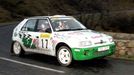 Rallye Monte Carlo - 64.ročník. (ctrip) Škoda Felicia s posádkou Pavel Sibera a Petr Gross na trati etapy se startem a cílem ve francouzském Valence.