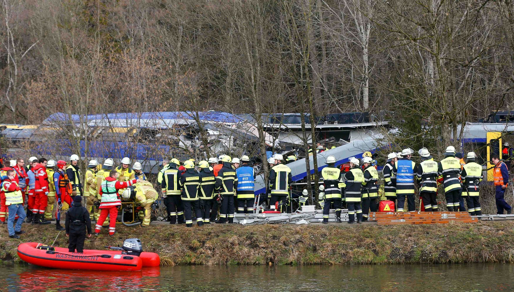 Nehoda vlaků v Německu