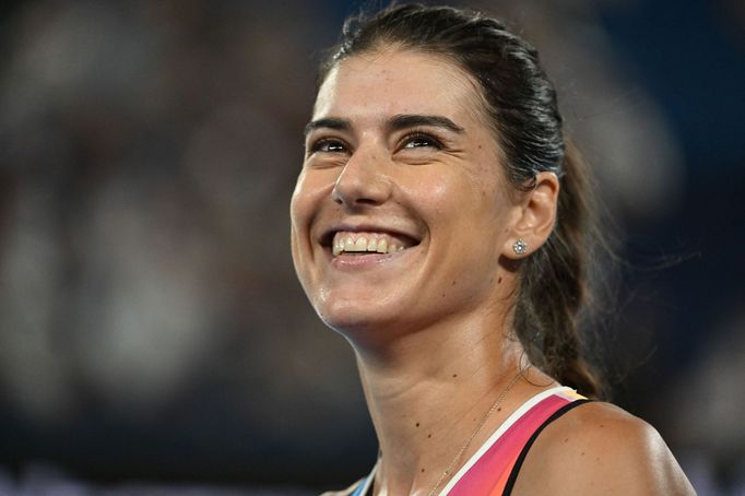 Australian Open 2022: Sorana Cirsteaová v utkání třetího kola.