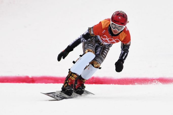 Ester Ledecká v olympijské kvalifikaci