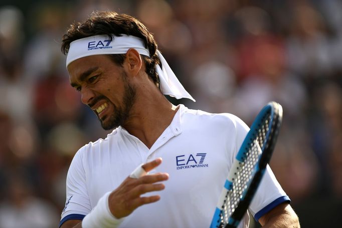 Fabio Fognini na Wimbledonu 2019